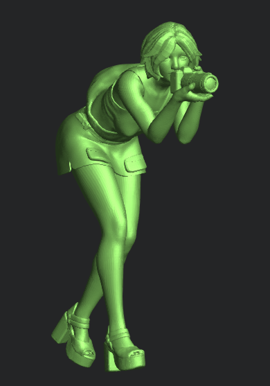 Zuschauer Sarah mit Kamera 1:32