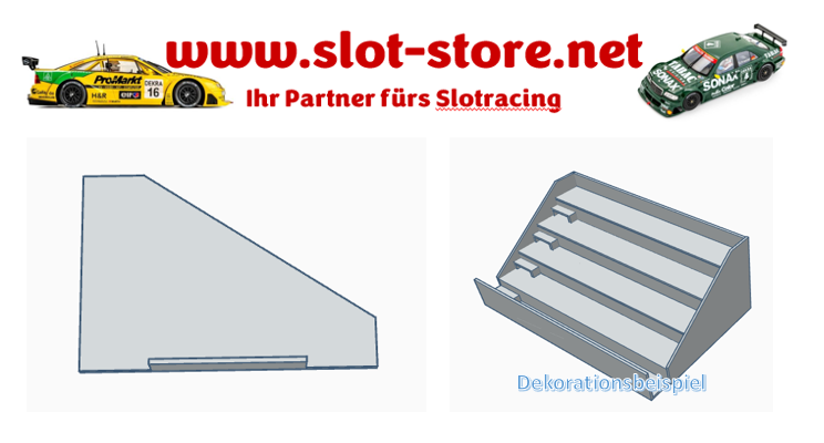 Tribüne Modular Seite Rechts 1:32
