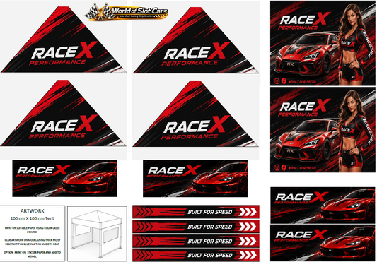 Merchandise-Stand -Race X- 1:32