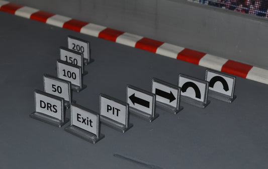 Track Markers / Hinweisschilder Set 1 (10Stk) TMS01