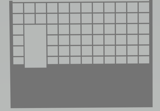 Fangzaun -Basic- Durchstieg 1 ohne Montageclips (1Stk) SSFZDOC