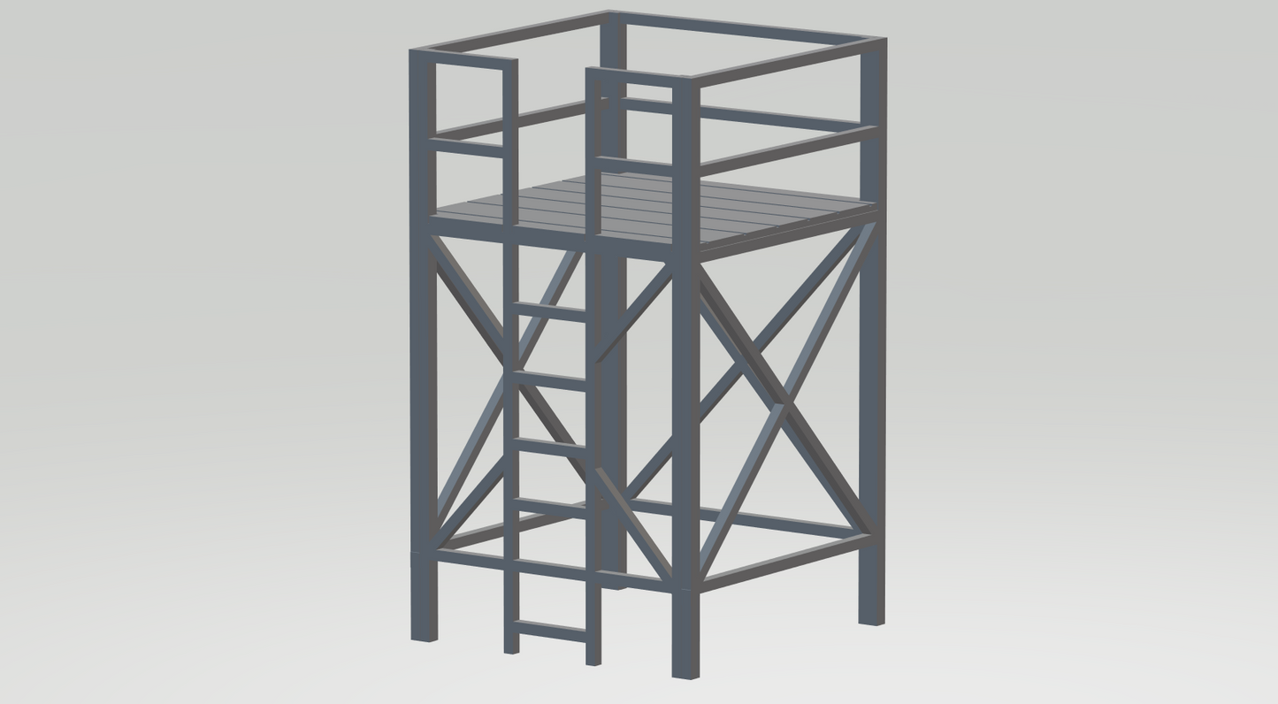 Kamera/Aussichtsturm Modern Bausatz 1:32 SKA132M