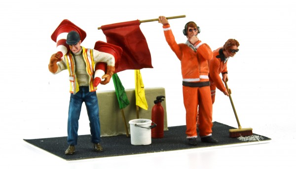 Streckenposten Set B High Detail Resin Collectors Edition m.3 Figuren u.Zubehör 1:32