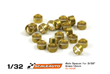 Scaleauto Achsdistanz Mini 1,5 mm 2,38 mm 20 Stk SC-1120B
