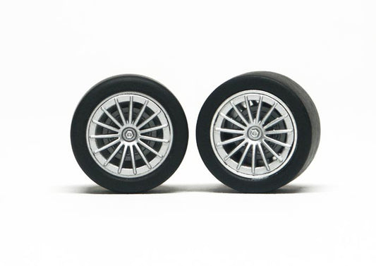Slot It Felgeneinsätze OZ Style Schwarz für 17,3 mm Felge (4Stk) PA36