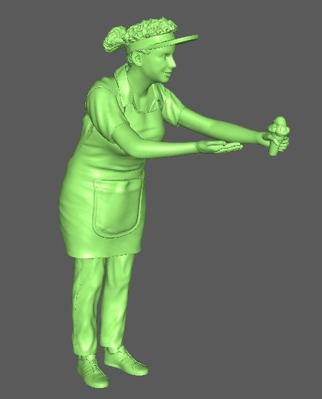 Verkäuferin Iris -Eis - 1:32