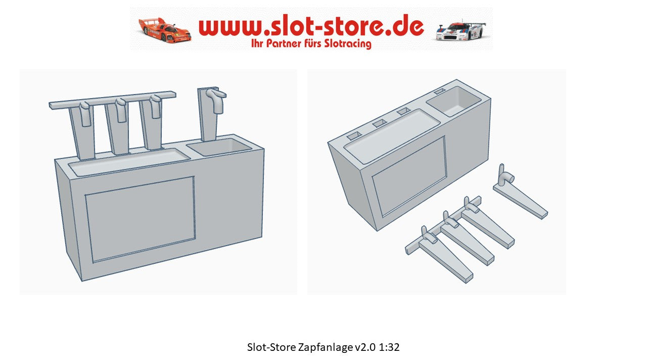 Einrichtung Zapfanlage 1:32 SSDG132