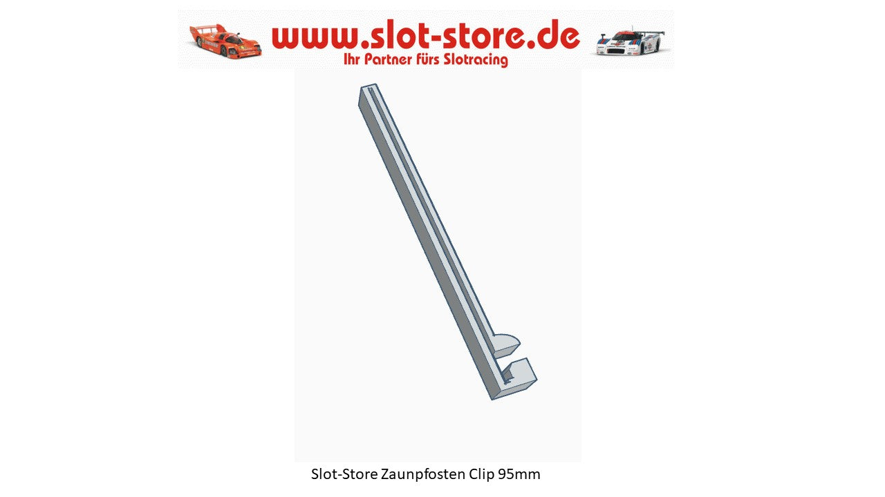 Pfosten -Clip- Fangzaun -Basic- 95 mm (1Stk) ZPCL95