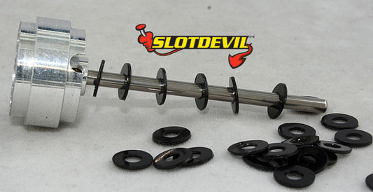 Slotdevil Distanzen schwarz f. 2,38mm Breite 0,5mm (30 St) 20152051