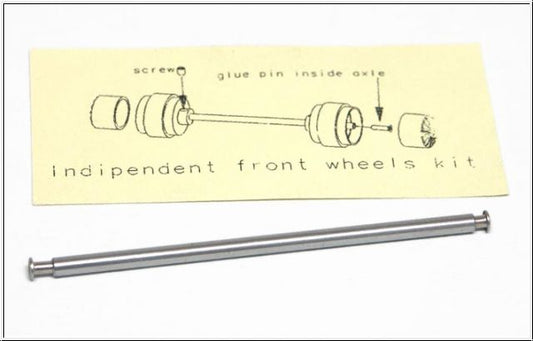 Slot It Achse Ø2,38x54mm Stahl f.freidrehende Vorderräder PA39