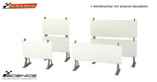 Scaleauto Stützen 120mm (PVC-Hartschaumplatten) für Werbetafeln SC10217A/B