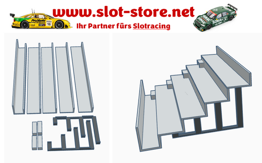 Tribüne Modular Bausatz 1:32