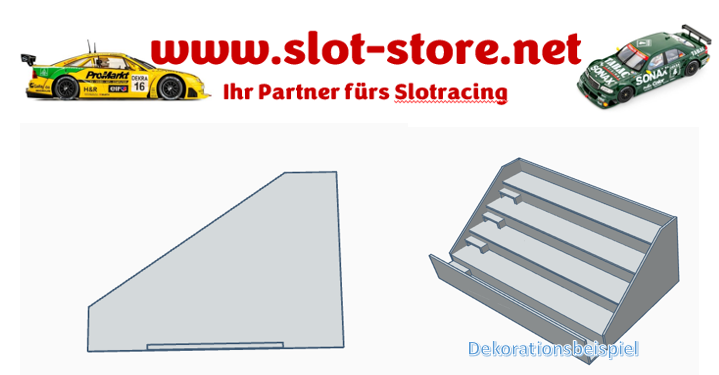 Tribüne Modular Seite Links 1:32