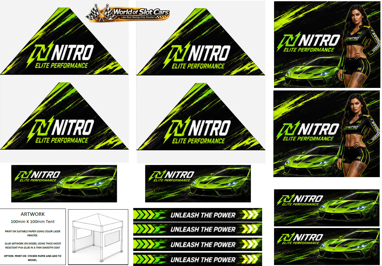 Merchandise-Stand -Nitro- 1:32