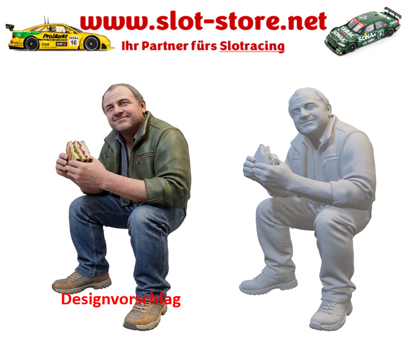 Gast Ulli mit Sandwich