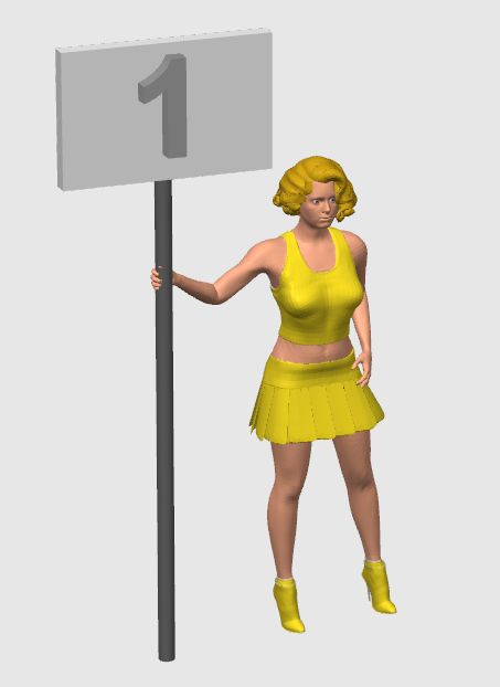 Grid Girl Uschi 1:32