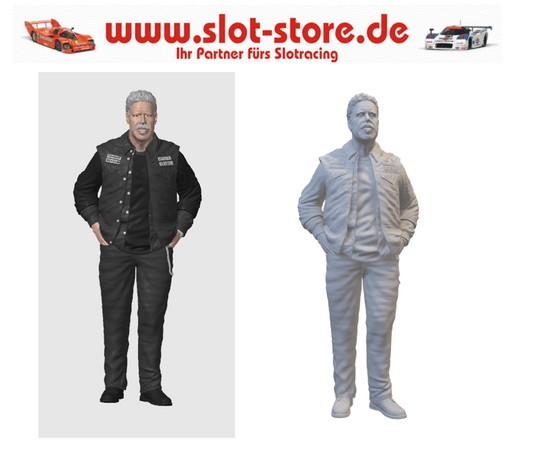 Zuschauer Biker Clay 1:32