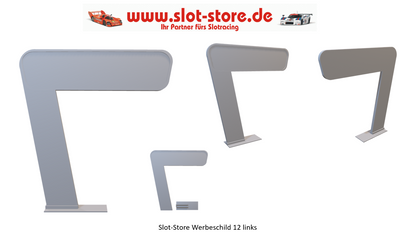 Werbeschild 12 Le Mans Links