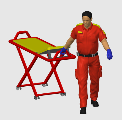 Sanitäter Theo mit Trage 132