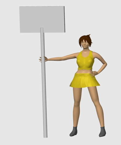 Grid Girl Sandy 1:32