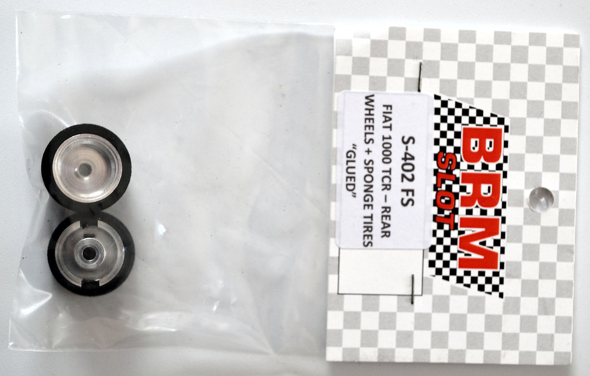 BRM Kompletträder Ø22,5x10,5mm Moosgummi f.Fiat 1000 TCR BRS402FS