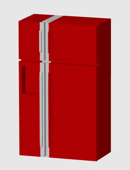 Einrichtung Kühlschrank Side by Side -Cola- 1:32