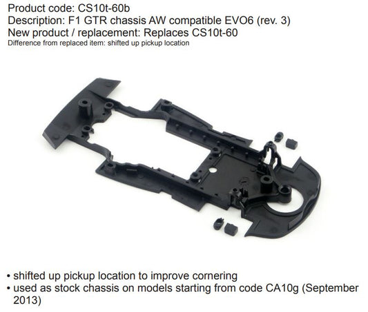 Slot It Fahrwerk McLaren F1 GT-R CS10T-60b