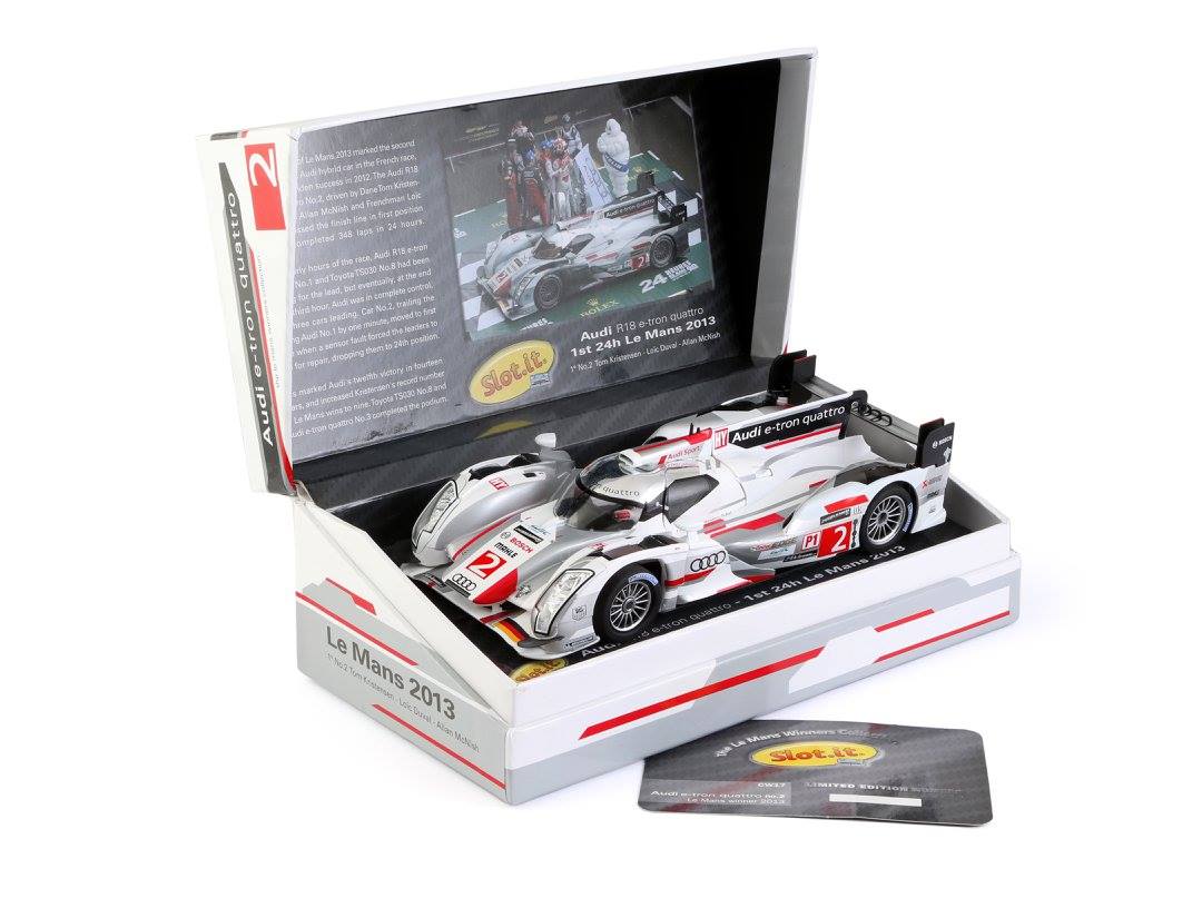 Slot It Audi R18 e-tron Le Mans 2013 #2 Limited Edition CW17