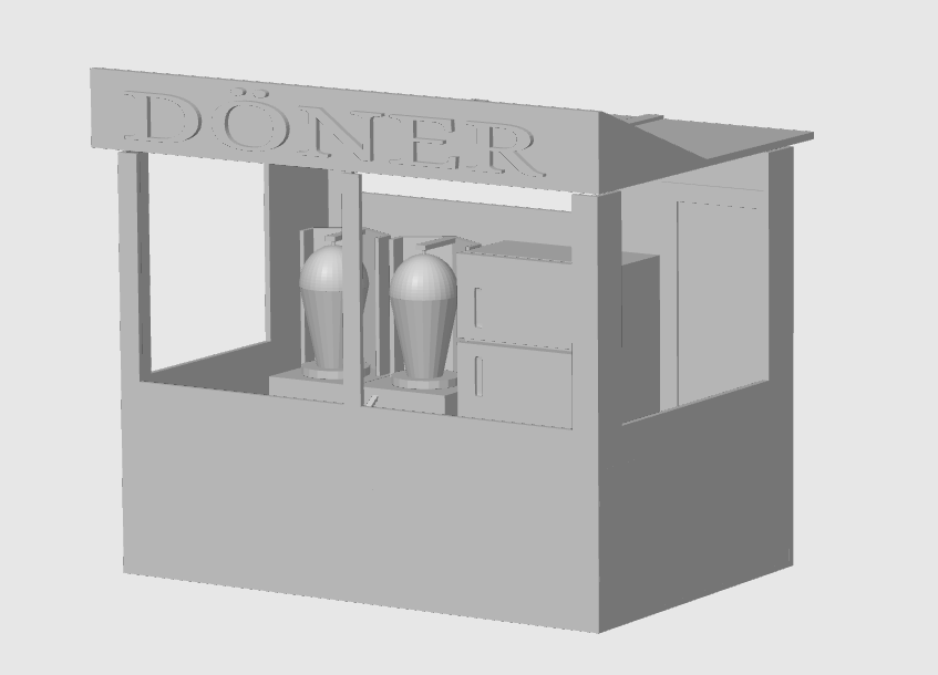 Verkaufsstand Döner 1:32