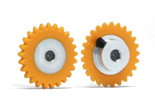 Slot It Anglewinder Zahnrad 25Z f.Ø2,38mm M50 Ø15mm Alu GA1525pl
