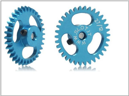 Slot It Anglewinder Zahnrad 34Z f.Ø2,38mm M50 Ø18mm Alu GA1834e