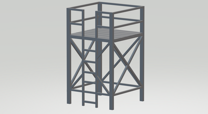 Kamera/Aussichtsturm Modern Bausatz 1:32 SKA132M