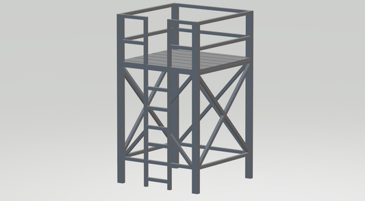 Kamera/Aussichtsturm Modern Bausatz 1:32 SKA132M