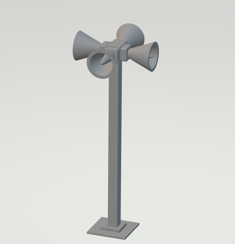 Lautsprecherturm -A-  Modern 1:32