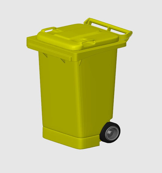Mülltonne Geschlossen  -Resin- 1:32