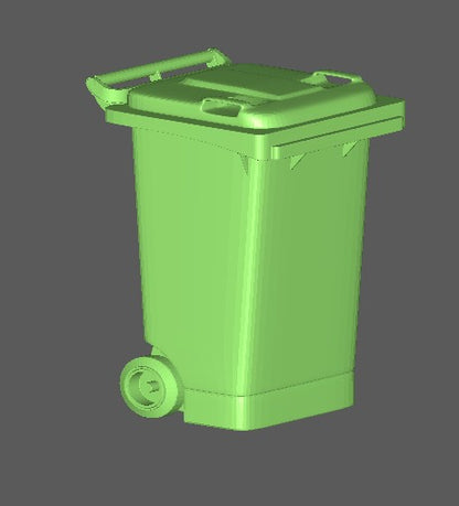 Mülltonne Geschlossen  -Resin- 1:32