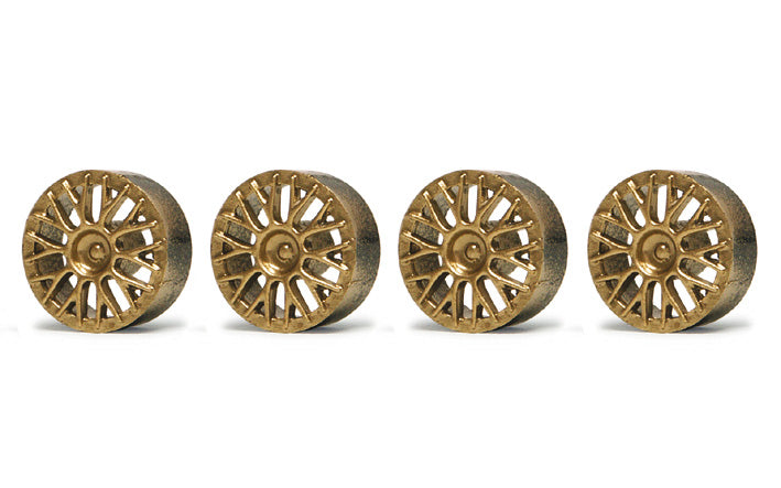 Slot It Felgeneinsätze BBS Gold für PA18 / PA19 / PA38 PA09G