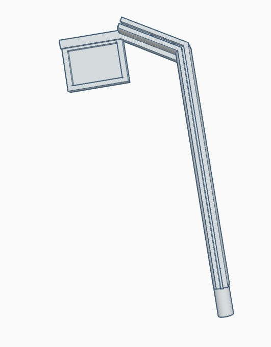 Pfosten -Infotafel- gesteckt für Holzbahn ZIHO120