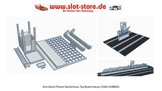Fangzaun -Pitlane-Starterhaus (1Stk) SHBM01