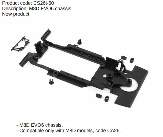 Slot It Fahrwerk McLaren M8D Evo 6 CS26T-60