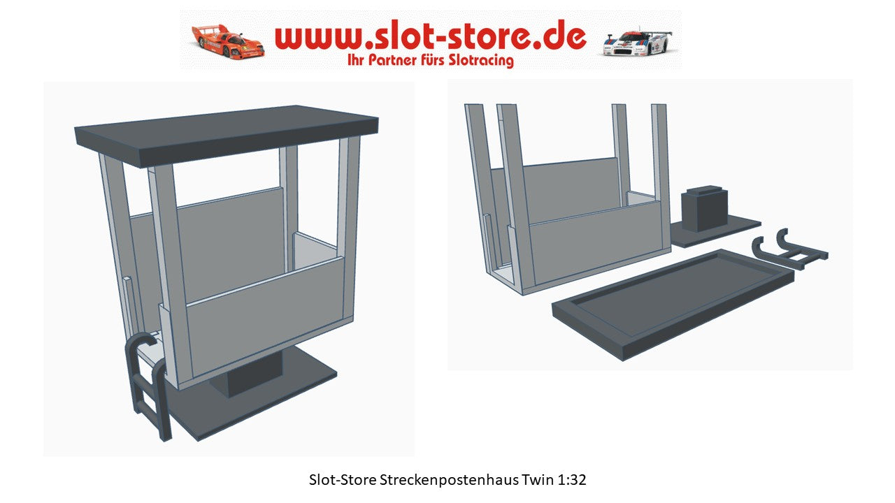 Streckenpostenhaus Twin 1:32 SPH132-TW
