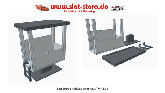 Streckenpostenhaus Twin 1:32 SPH132-TW
