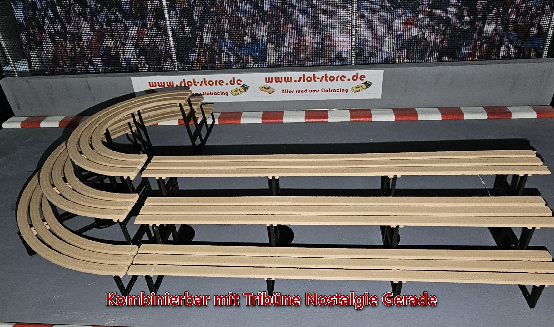 Tribüne Nostalgie Halbrund 1:32