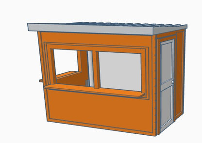 Verkaufsstand Bausatz Orangenlimo 1 1:32 VSOL132