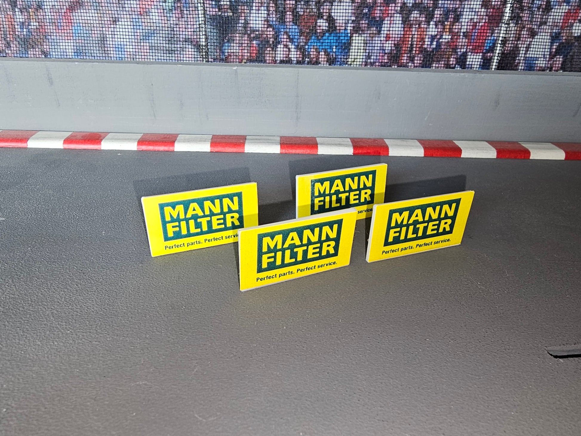 Werbeschild Streckenwerbung Klein (4 Stk)