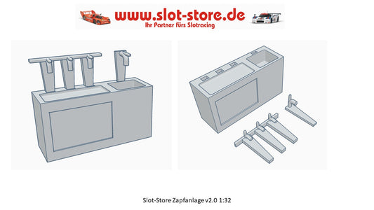 Einrichtung Zapfanlage 1:32 SSDG132