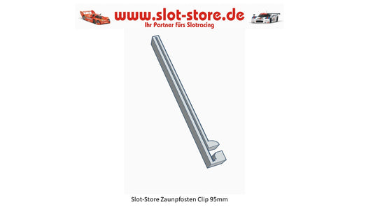 Pfosten -Clip- Fangzaun -Basic- 95 mm (1Stk) ZPCL95